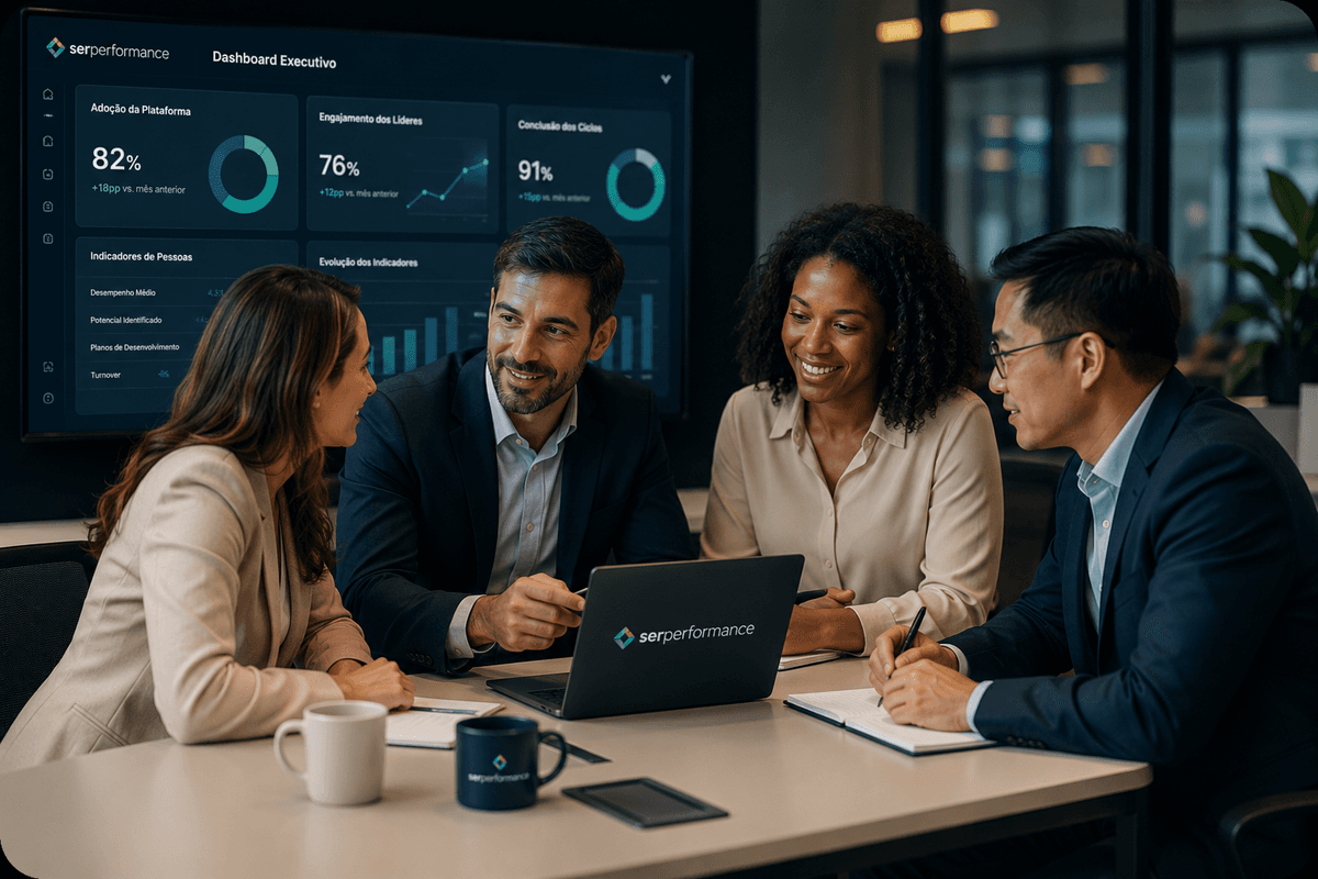 Consultores SER Performance em reunião estratégica com equipe de RH